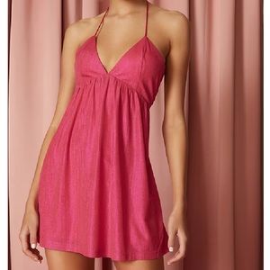 Superdown Margo Halter Shift Dress